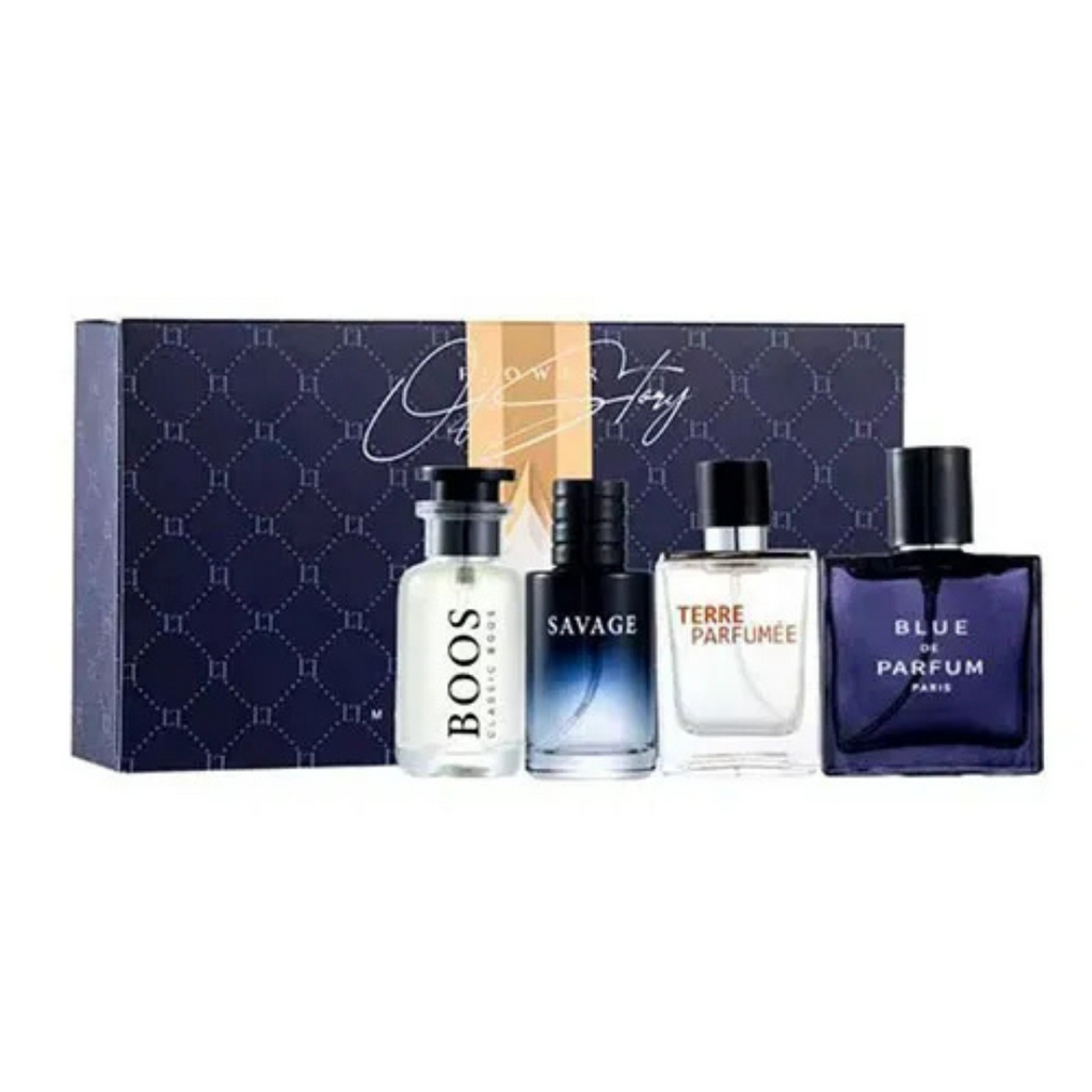 Elegant Perfume Gift Box for Men – 4 in 1