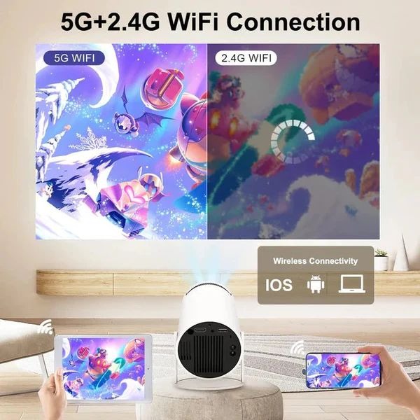 Small-Form Round Projector