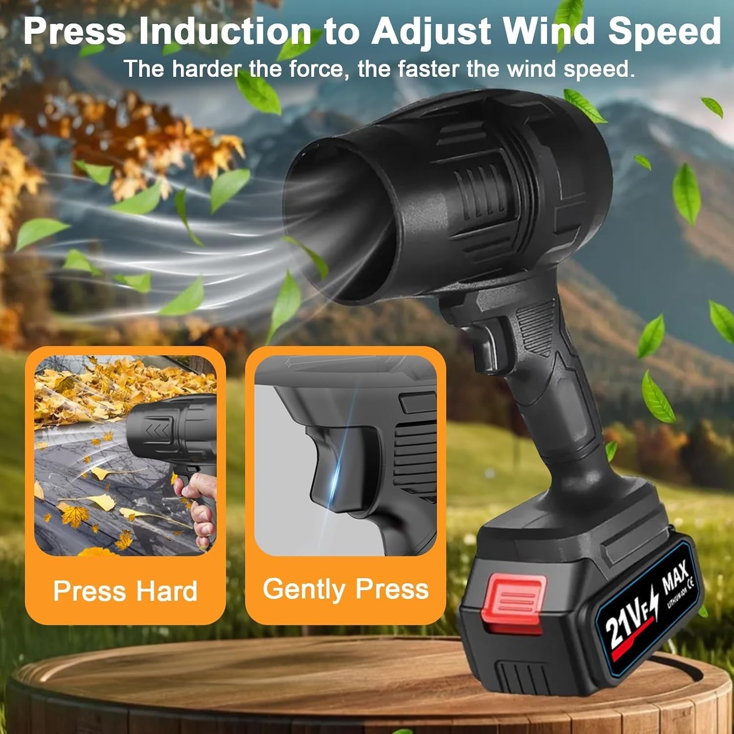 High-Power Jet Blower Kit (2 Batteries + Charger)