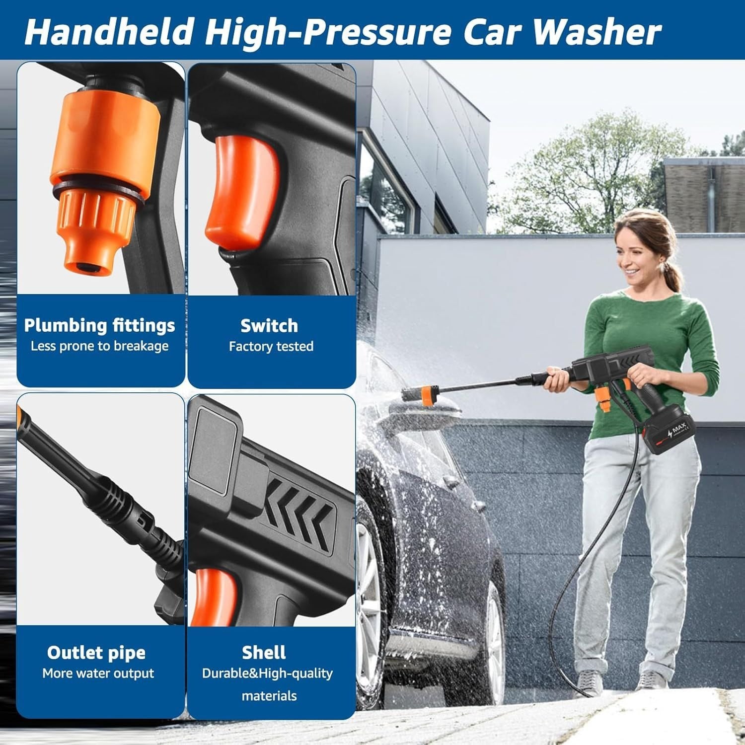 High Pressure Washing Gun